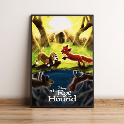 Flex Designs Poster The Fox and the Hound Classic 5 x 7" Home Goods - Movie 1981 Movie Poster
