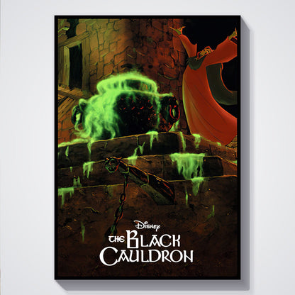 Flex Designs Poster The Black Cauldron Classic 5 x 7" Home Goods - Movie 1985 Movie Poster