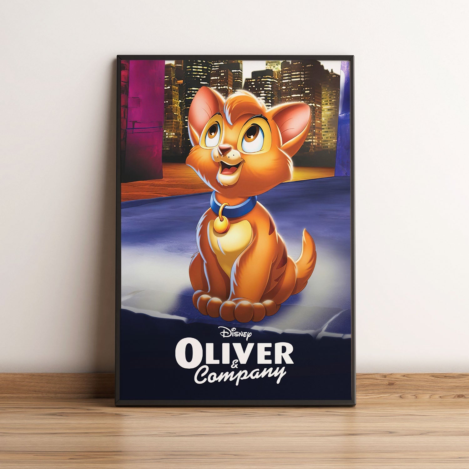 Flex Designs Poster Oliver Company Classic 5 x 7" Home Goods - Movie 1988 Movie Poster