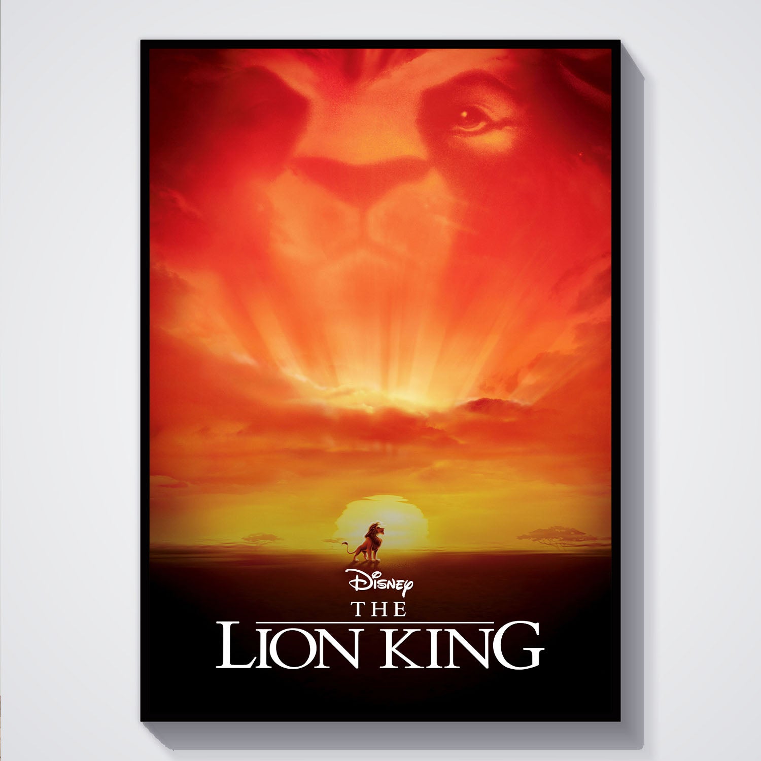 Flex Designs Poster The Lion King Classic 5 x 7" Home Goods - Movie 1994 Movie Poster