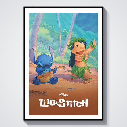 Flex Designs Poster Lilo Stitch Classic 8 x 10" Home Goods - Movie 2002 Movie Poster