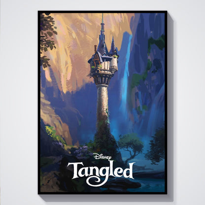 Flex Designs Poster Tangled Classic 5 x 7" Home Goods - Movie 2010 Movie Poster
