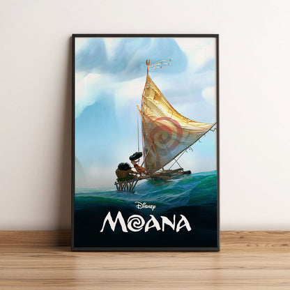 Flex Designs Poster Moana Classic 5 x 7" Home Goods - Movie 2016 Movie Poster