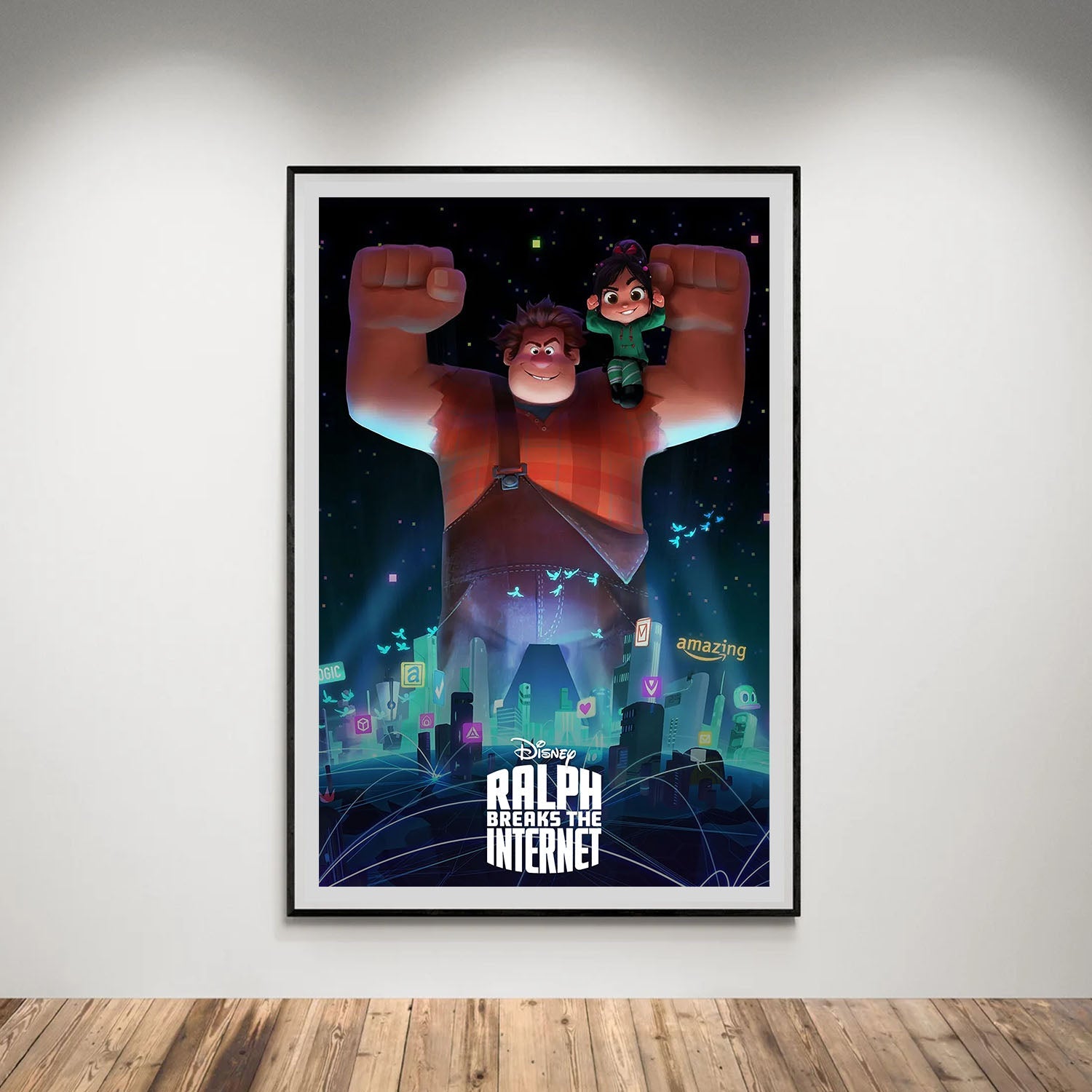 Flex Designs Poster Ralph Breaks the Internet Classic 5 x 7" Home Goods - Movie 2018 Movie Poster