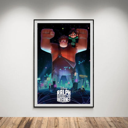 Flex Designs Poster Ralph Breaks the Internet Classic 5 x 7" Home Goods - Movie 2018 Movie Poster