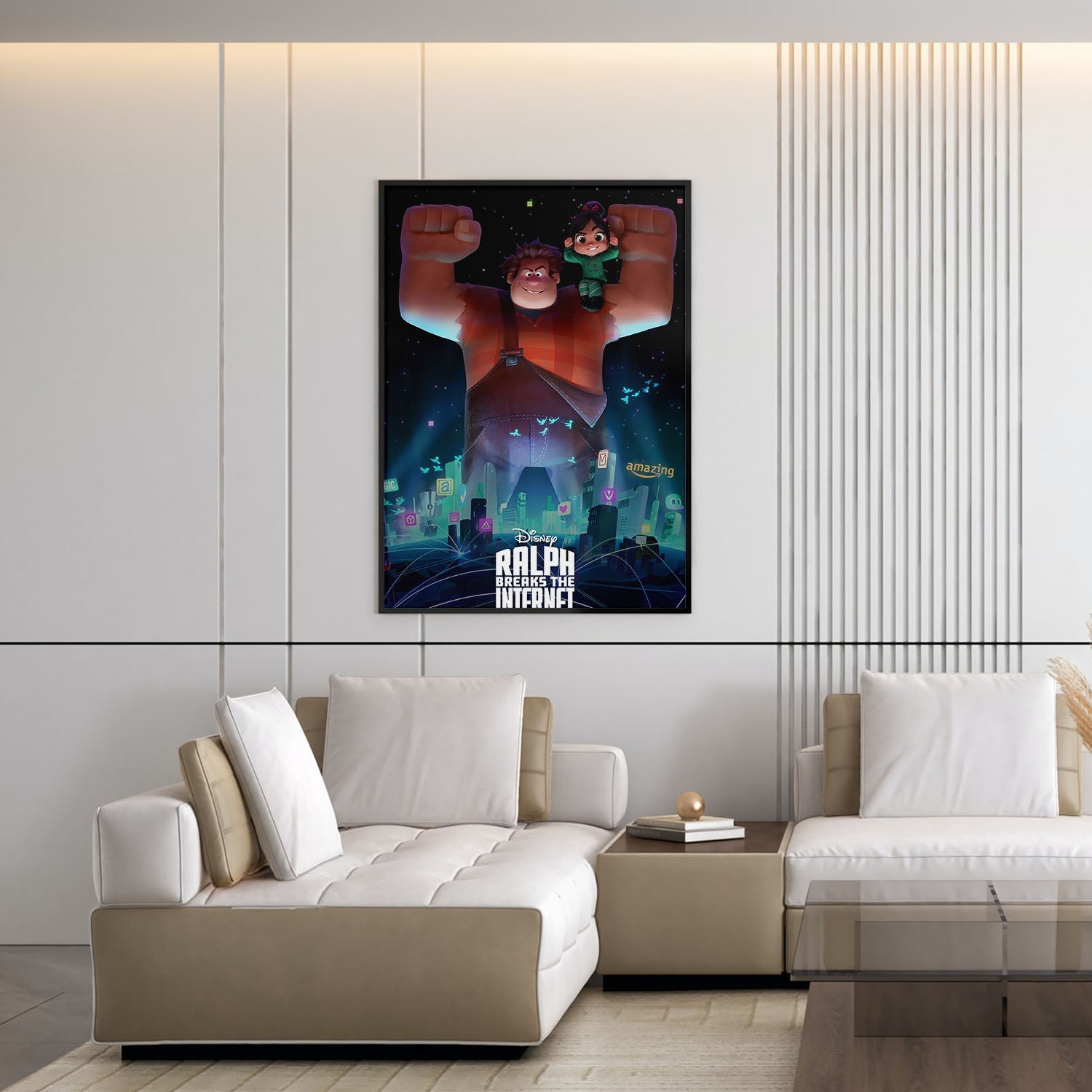 Flex Designs Poster Ralph Breaks the Internet Classic 5 x 7" Home Goods - Movie 2018 Movie Poster