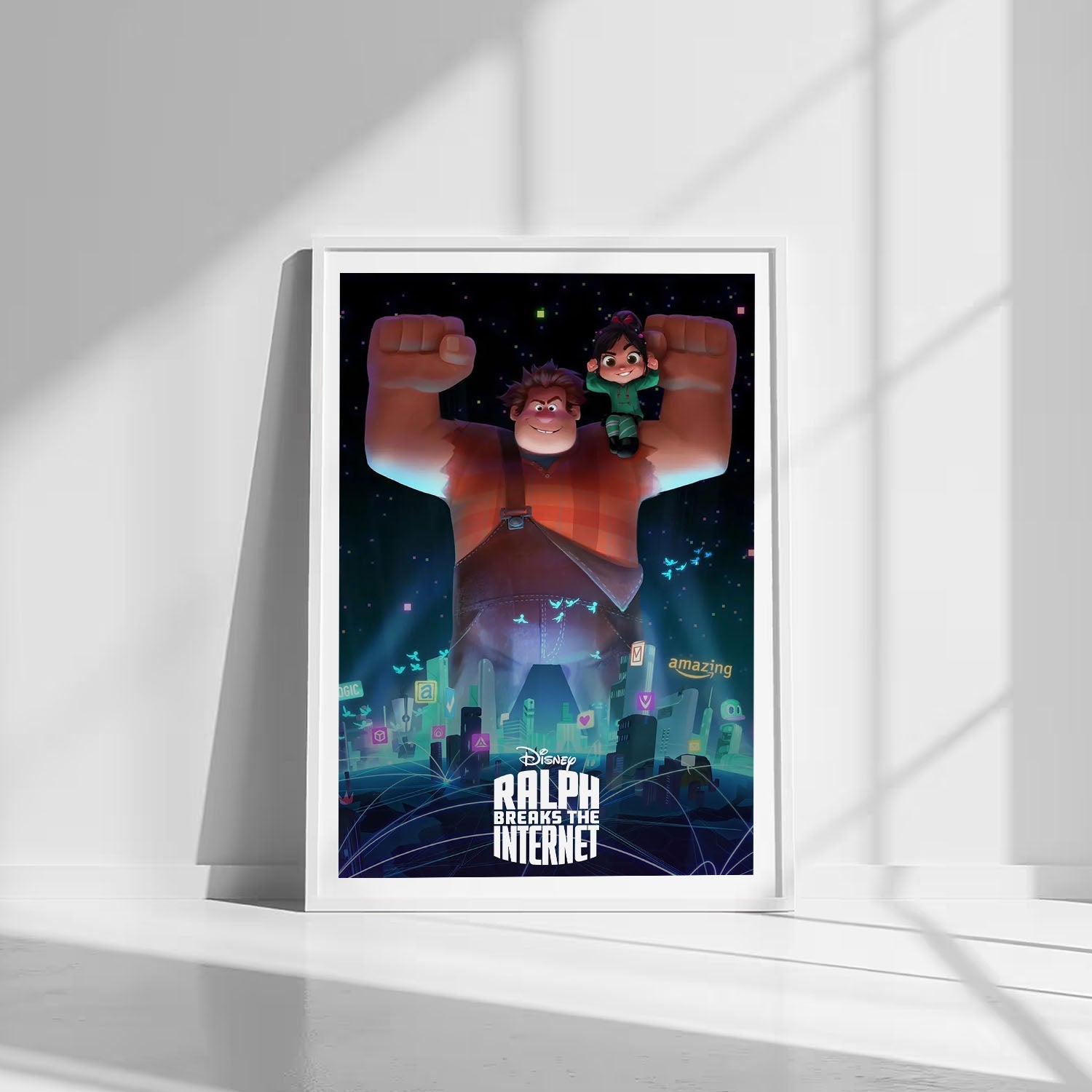 Flex Designs Poster Ralph Breaks the Internet Classic 8 x 10" Home Goods - Movie 2018 Movie Poster