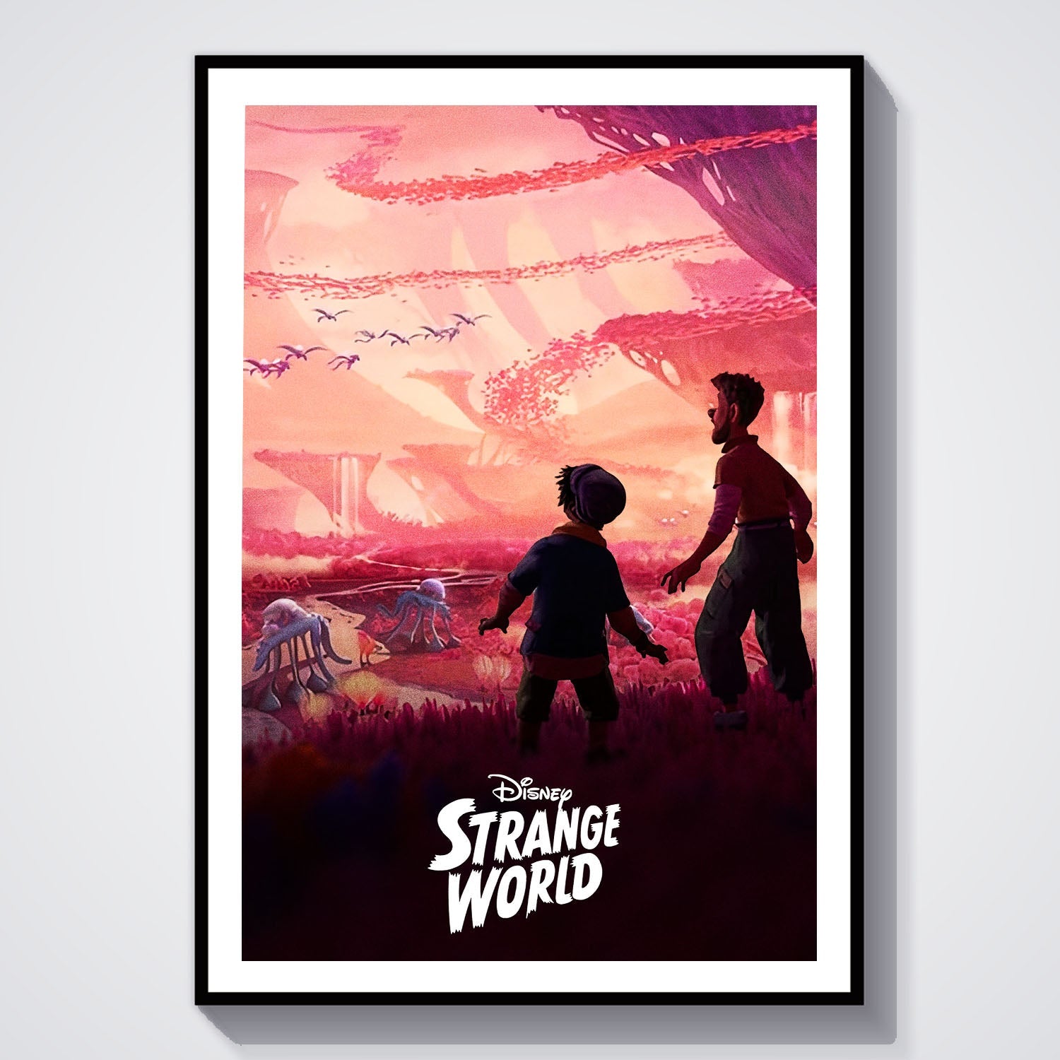 Flex Designs Poster Strange World Classic 8 x 10" Home Goods - Movie 2022 Movie Poster