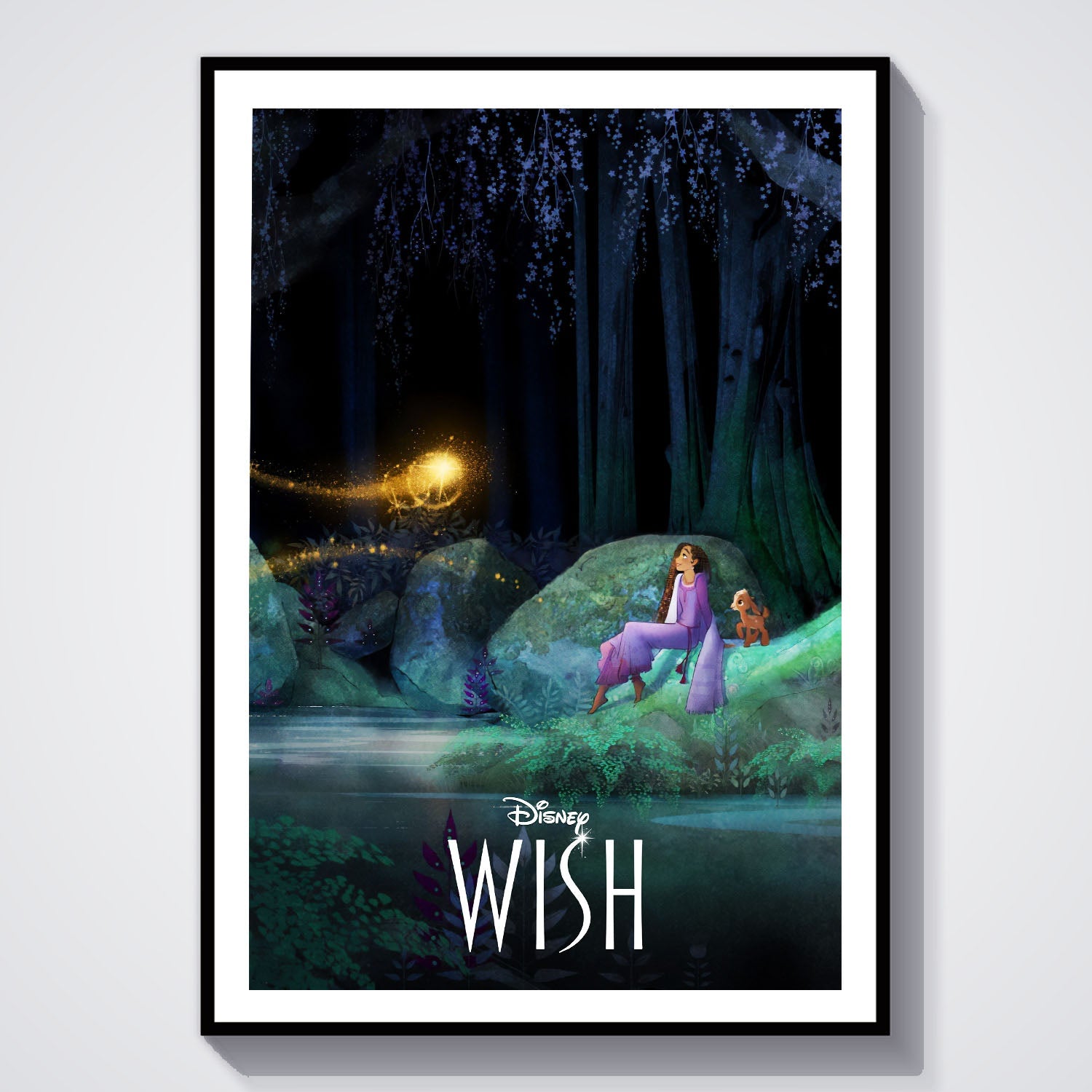 Flex Designs Poster Wish Classic 8 x 10" Home Goods - Movie 2023 Movie Poster