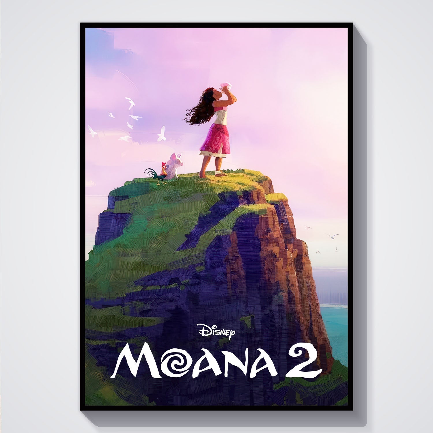Flex Designs Poster Moana 2 Classic 5 x 7" Home Goods - Movie 2024 Movie Poster