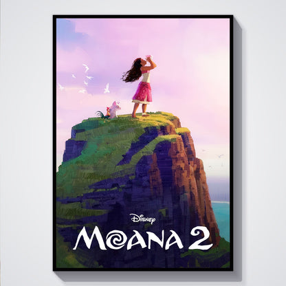 Flex Designs Poster Moana 2 Classic 5 x 7" Home Goods - Movie 2024 Movie Poster