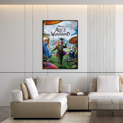 Flex Designs Poster Alice in Wonderland Live Action 5 x 7" Home Goods - Movie 2010 Movie Poster