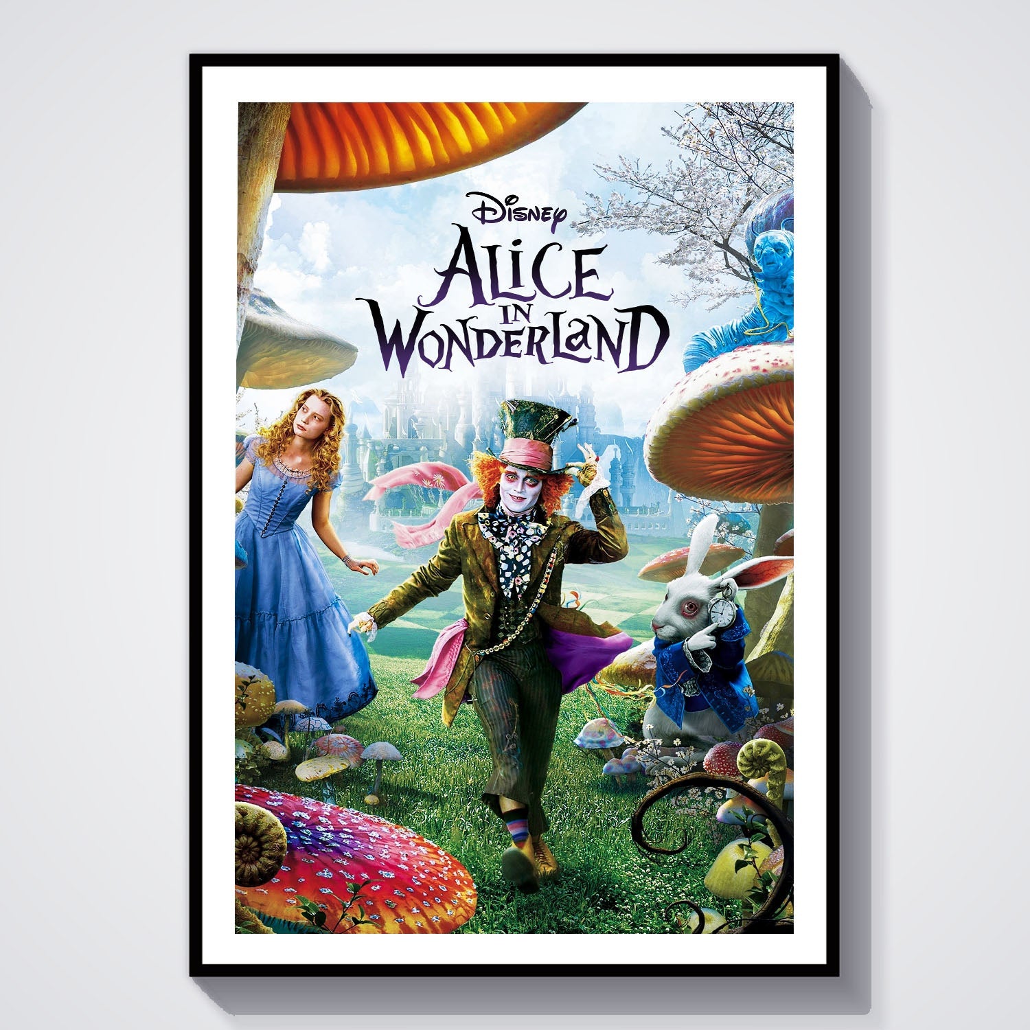 Flex Designs Poster Alice in Wonderland Live Action 8 x 10" Home Goods - Movie 2010 Movie Poster