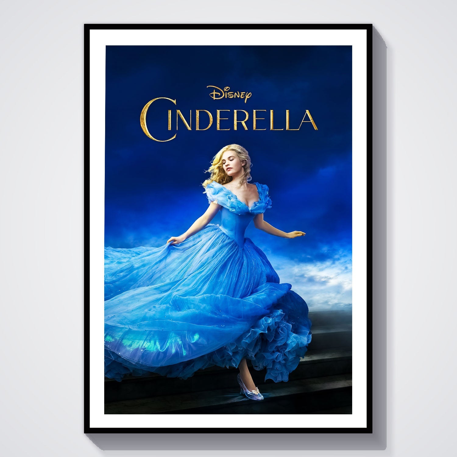 Flex Designs Poster Cinderella Live Action 8 x 10" Home Goods - Movie 2015 Movie Poster