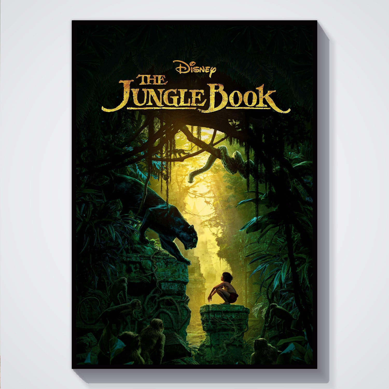 Flex Designs Poster The Jungle Book Live Action 5 x 7" Home Goods - Movie 2016 Movie Poster