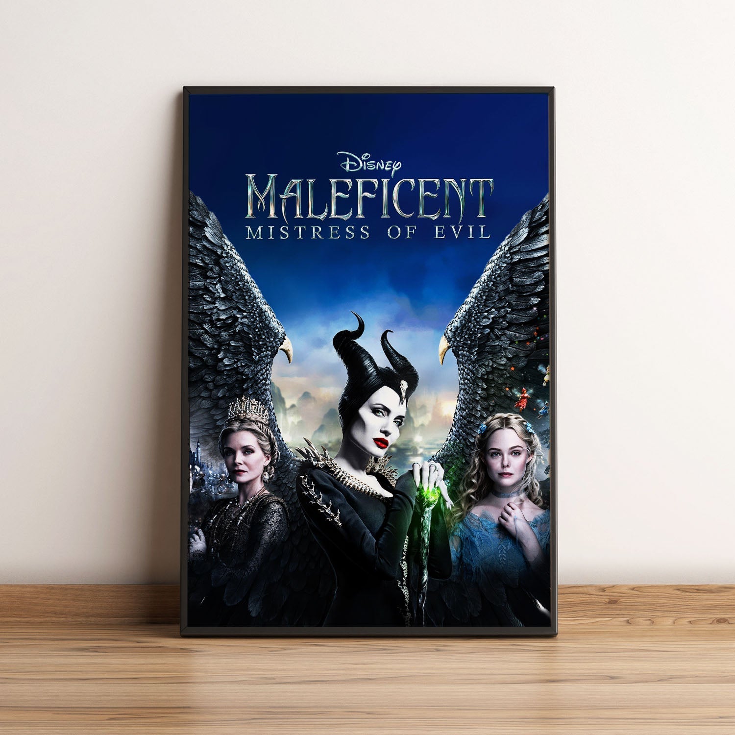 Flex Designs Poster Maleficent Mistress of Evil Live Action 5 x 7" Home Goods - Movie 2019 Movie Poster