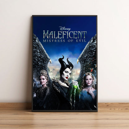 Flex Designs Poster Maleficent Mistress of Evil Live Action 5 x 7" Home Goods - Movie 2019 Movie Poster
