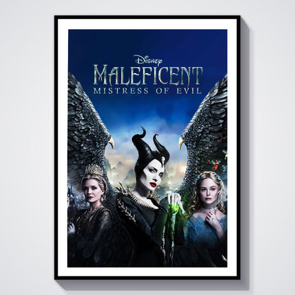 Flex Designs Poster Maleficent Mistress of Evil Live Action 8 x 10" Home Goods - Movie 2019 Movie Poster