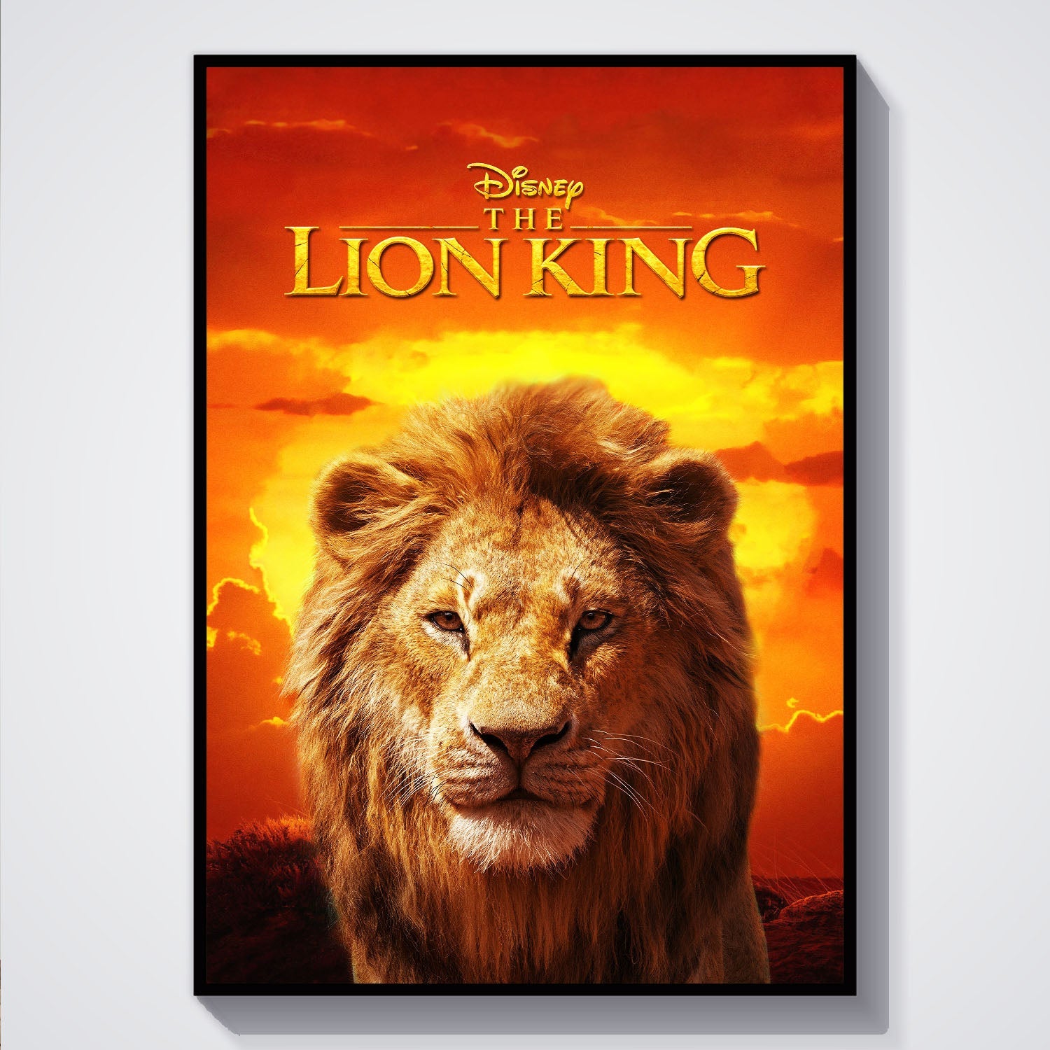 Flex Designs Poster The Lion King Live Action 5 x 7" Home Goods - Movie 2019 Movie Poster