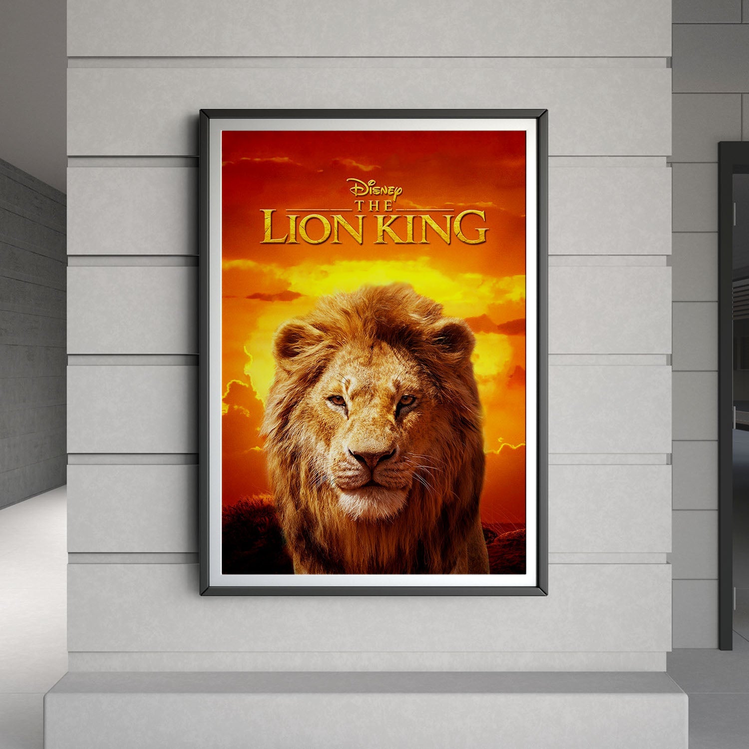 Flex Designs Poster The Lion King Live Action 8 x 10" Home Goods - Movie 2019 Movie Poster