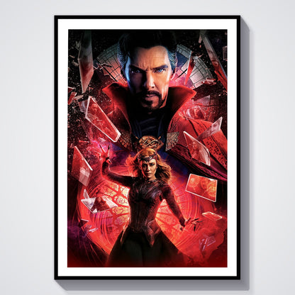 Flex Designs Poster Doctor Strange in the Multiverse of Madness Key Art 8 x 10" Home Goods - Movie 2022 Movie Poster