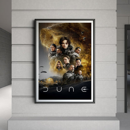 Flex Designs Poster Dune 8 x 10" Home Goods - Movie 2021 Movie Poster