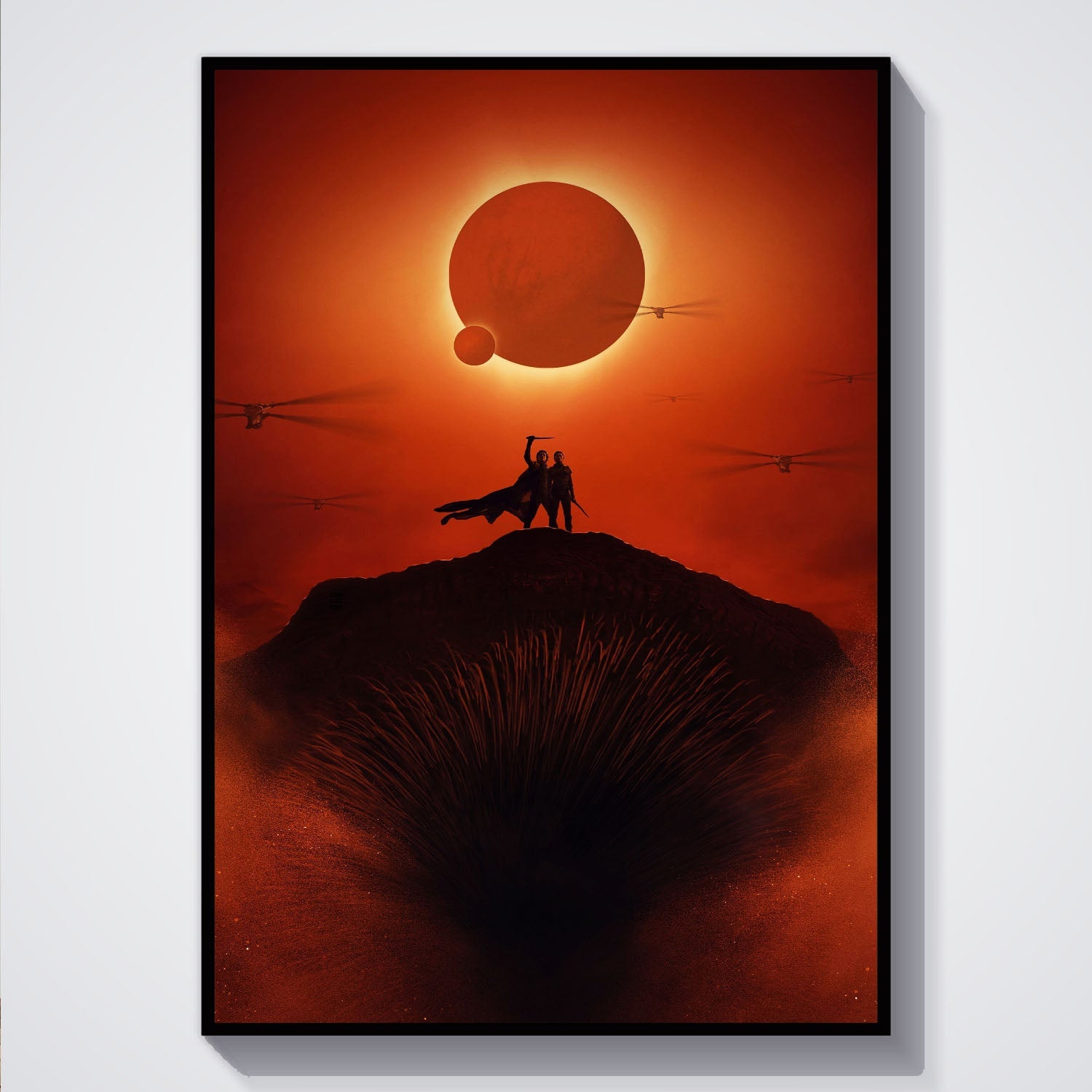 Flex Designs Poster Dune - Part Two Minimalist 5 x 7" Home Goods - Movie 2024 Movie Poster