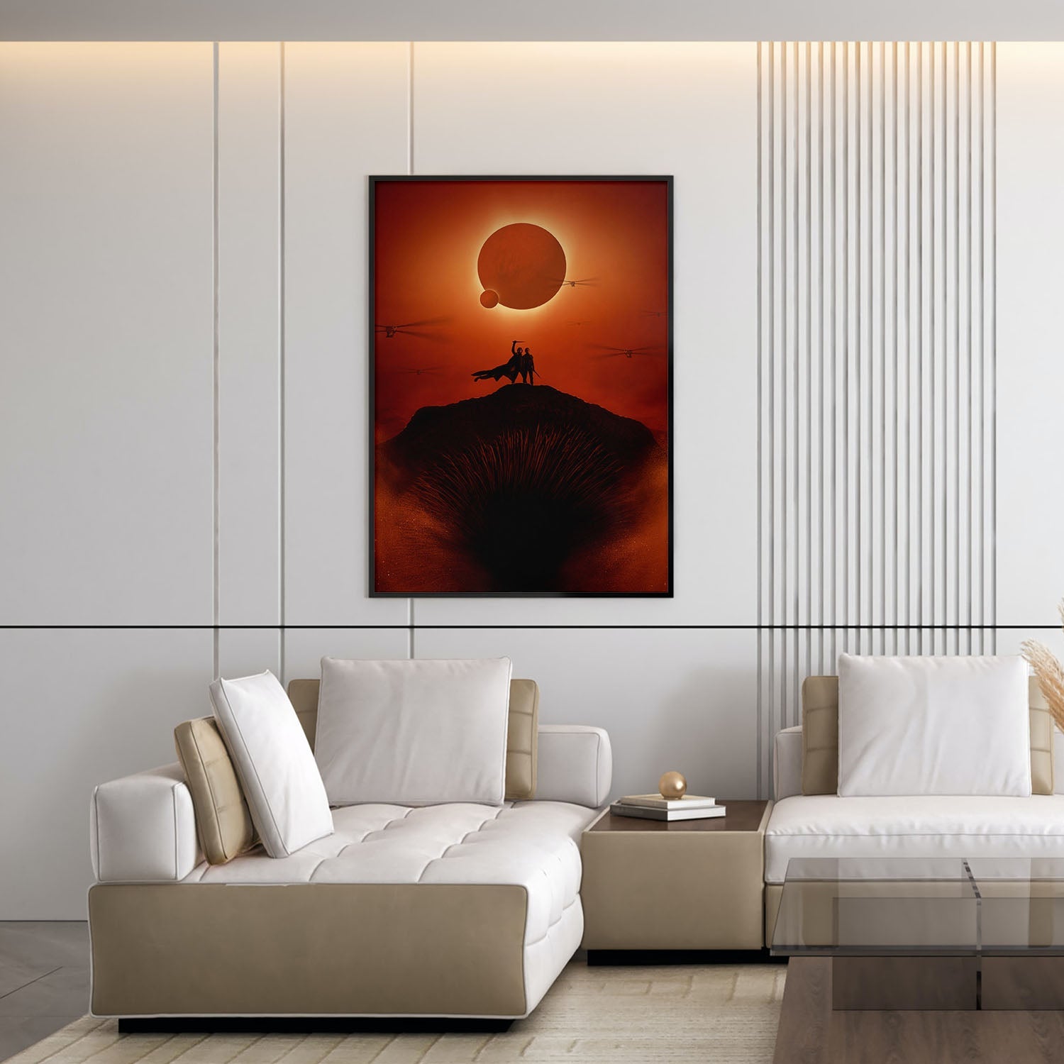 Flex Designs Poster Dune - Part Two Minimalist 5 x 7" Home Goods - Movie 2024 Movie Poster