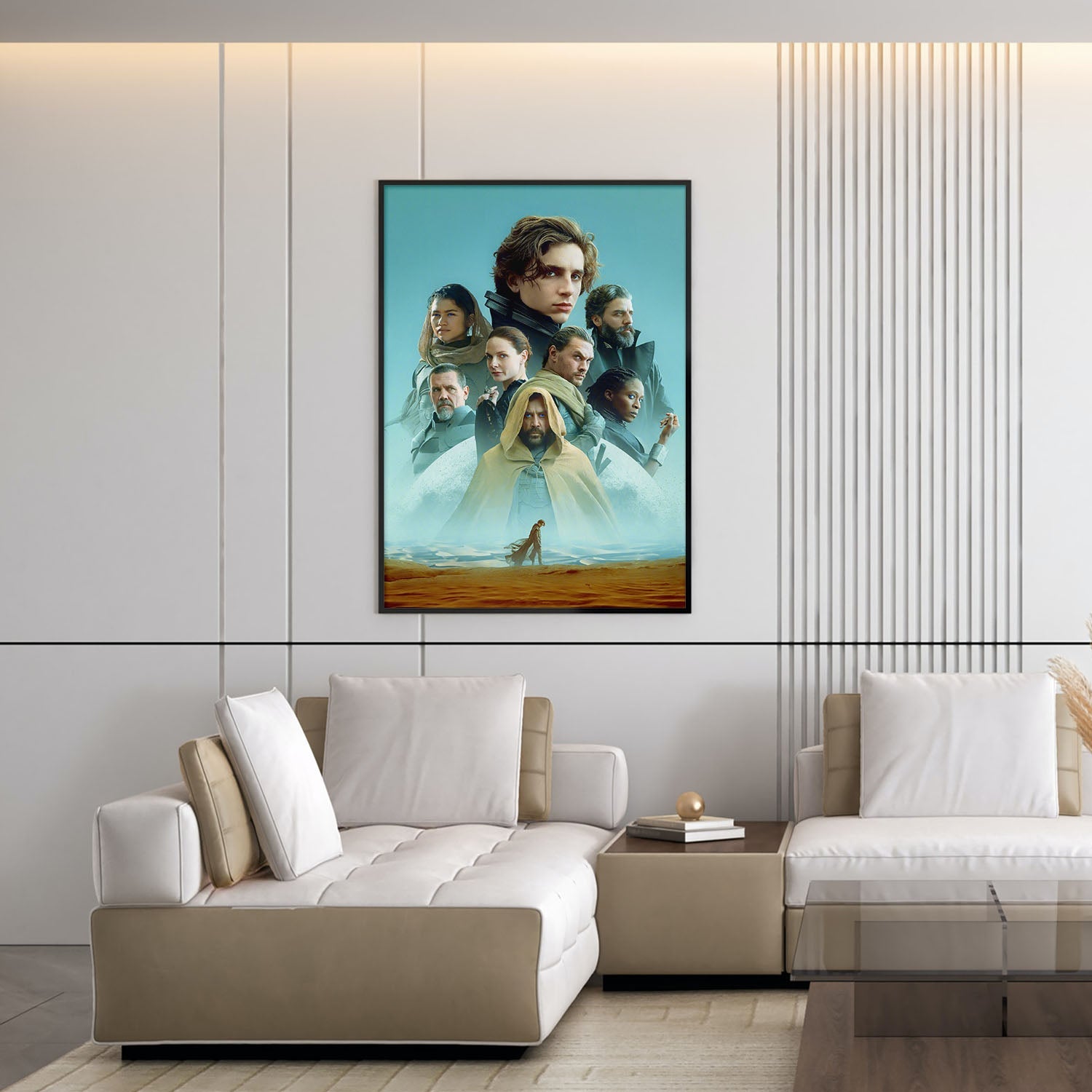 Flex Designs Poster Dune Textless 5 x 7" Home Goods - Movie 2021 Movie Poster
