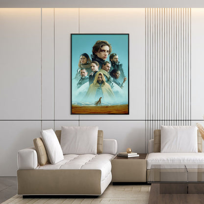 Flex Designs Poster Dune Textless 5 x 7" Home Goods - Movie 2021 Movie Poster