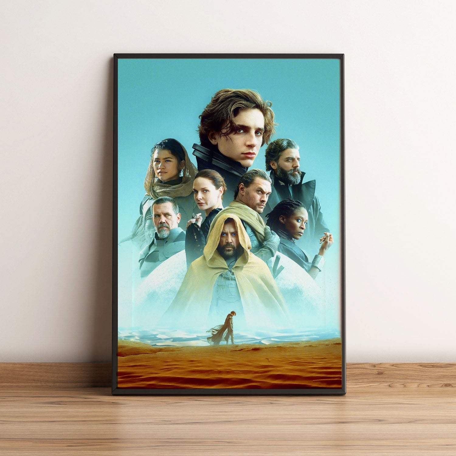 Flex Designs Poster Dune Textless 5 x 7" Home Goods - Movie 2021 Movie Poster