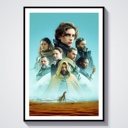 Flex Designs Poster Dune Textless 8 x 10" Home Goods - Movie 2021 Movie Poster