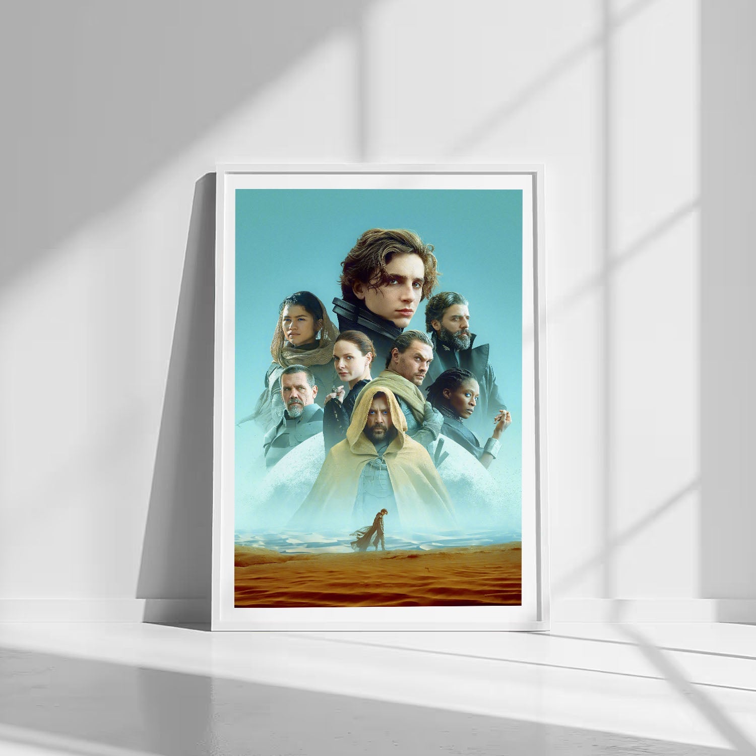 Flex Designs Poster Dune Textless 8 x 10" Home Goods - Movie 2021 Movie Poster