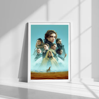 Flex Designs Poster Dune Textless 8 x 10" Home Goods - Movie 2021 Movie Poster
