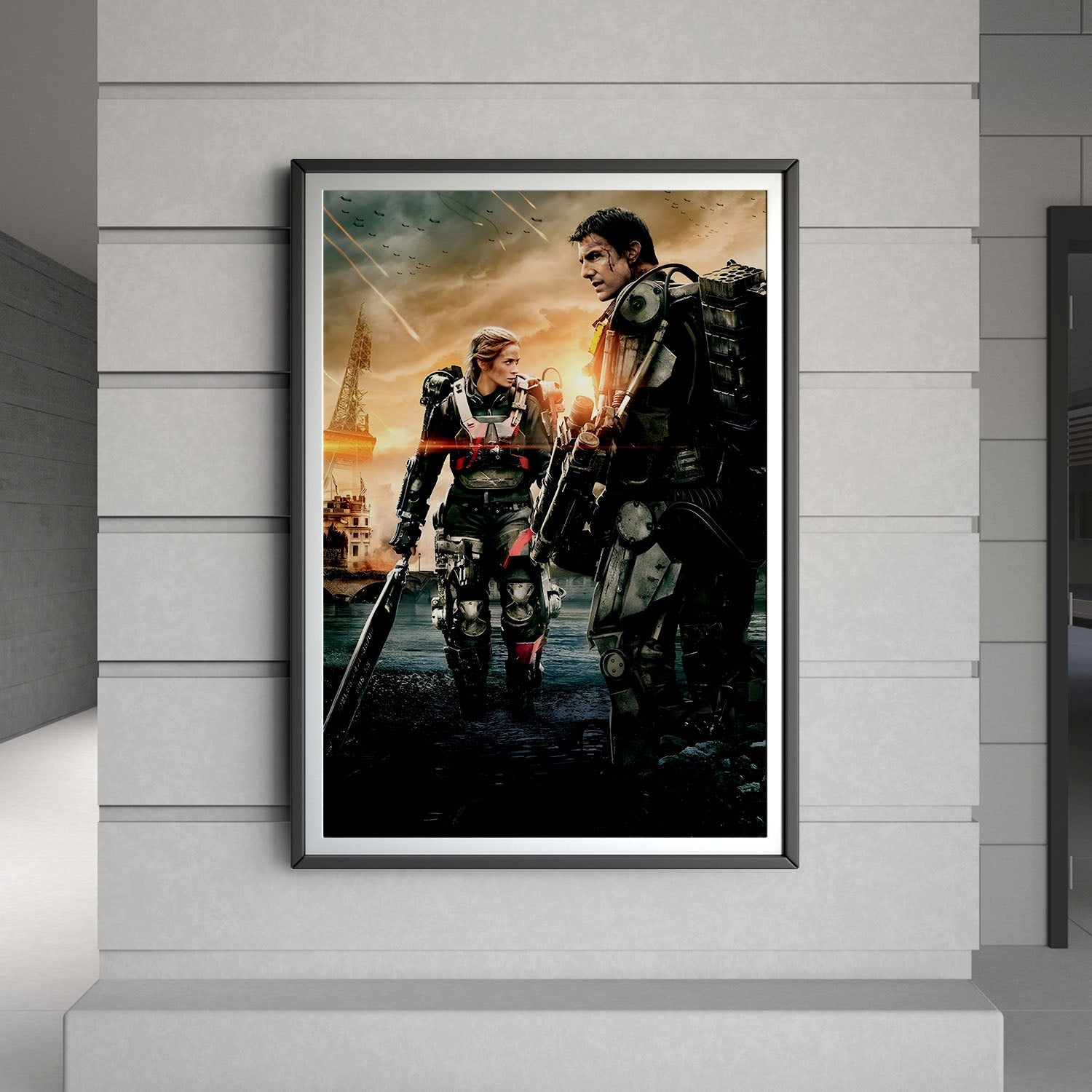 Flex Designs Poster Edge of Tomorrow Key Art 8 x 10" Home Goods - Movie 2014 Movie Poster