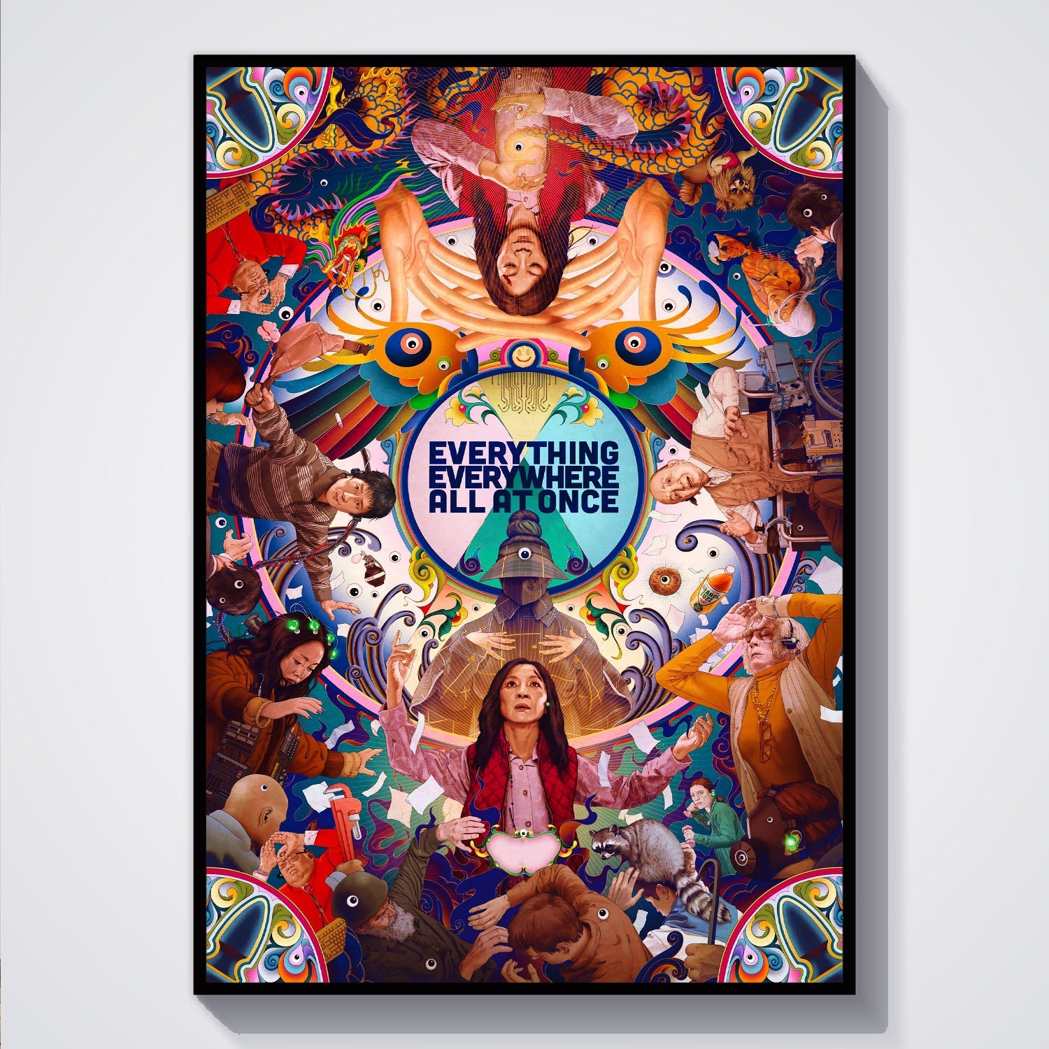 Flex Designs Poster Everything Everywhere All at Once 5 x 7" Home Goods - Movie 2022 Movie Poster