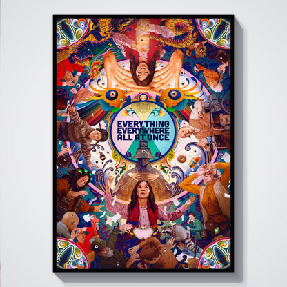Flex Designs Poster Everything Everywhere All at Once 5 x 7" Home Goods - Movie 2022 Movie Poster