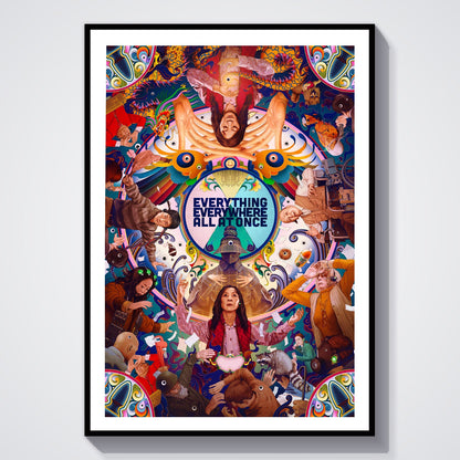 Flex Designs Poster Everything Everywhere All at Once 8 x 10" Home Goods - Movie 2022 Movie Poster