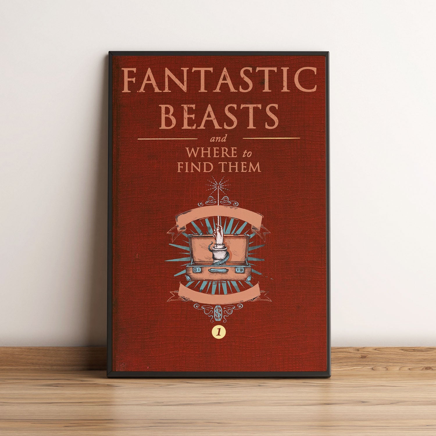 Flex Designs Poster Fantastic Beasts and Where to Find Them Bookcover 5 x 7" Home Goods - Movie 2016 Movie Poster