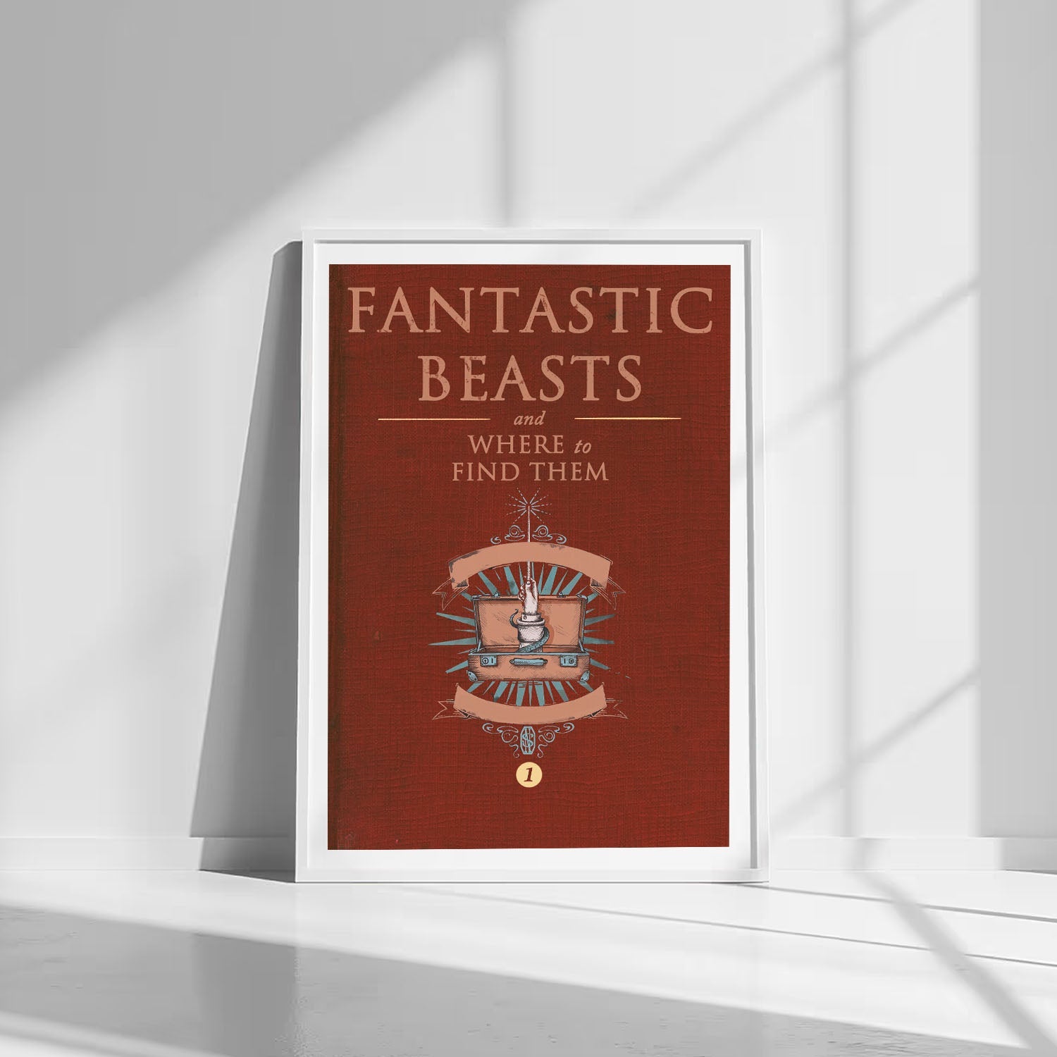 Flex Designs Poster Fantastic Beasts and Where to Find Them Bookcover 8 x 10" Home Goods - Movie 2016 Movie Poster