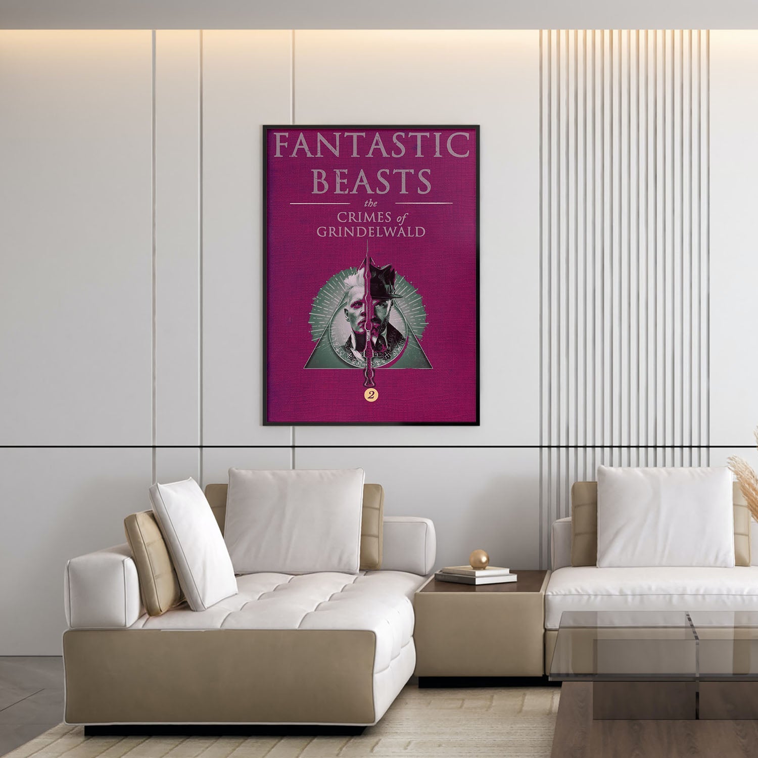 Flex Designs Poster Fantastic Beasts The Crimes of Grindelwald Bookcover 5 x 7" Home Goods - Movie 2018 Movie Poster