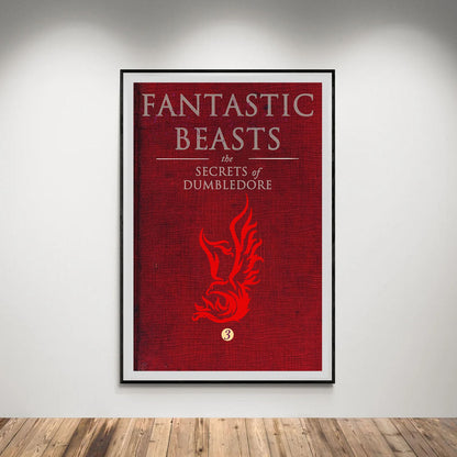 Flex Designs Poster Fantastic Beasts The Secrets of Dumbledore Bookcover 5 x 7" Home Goods - Movie 2022 Movie Poster
