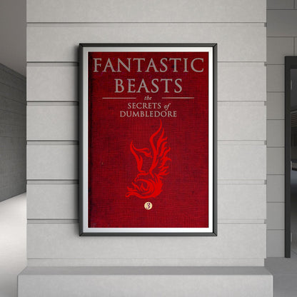 Flex Designs Poster Fantastic Beasts The Secrets of Dumbledore Bookcover 8 x 10" Home Goods - Movie 2022 Movie Poster