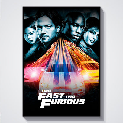Flex Designs Poster 2 Fast 2 Furious Classic 5 x 7" Home Goods - Movie 2003 Movie Poster