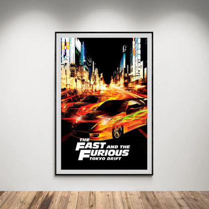 Flex Designs Poster The Fast and the Furious Tokyo Drift Classic 5 x 7" Home Goods - Movie 2006 Movie Poster