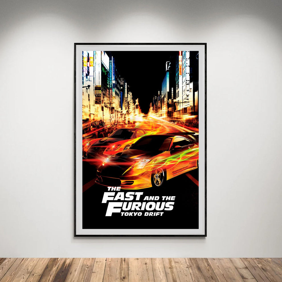 The Fast and the Furious Tokyo Drift Classic Poster Movie Poster – Flex ...