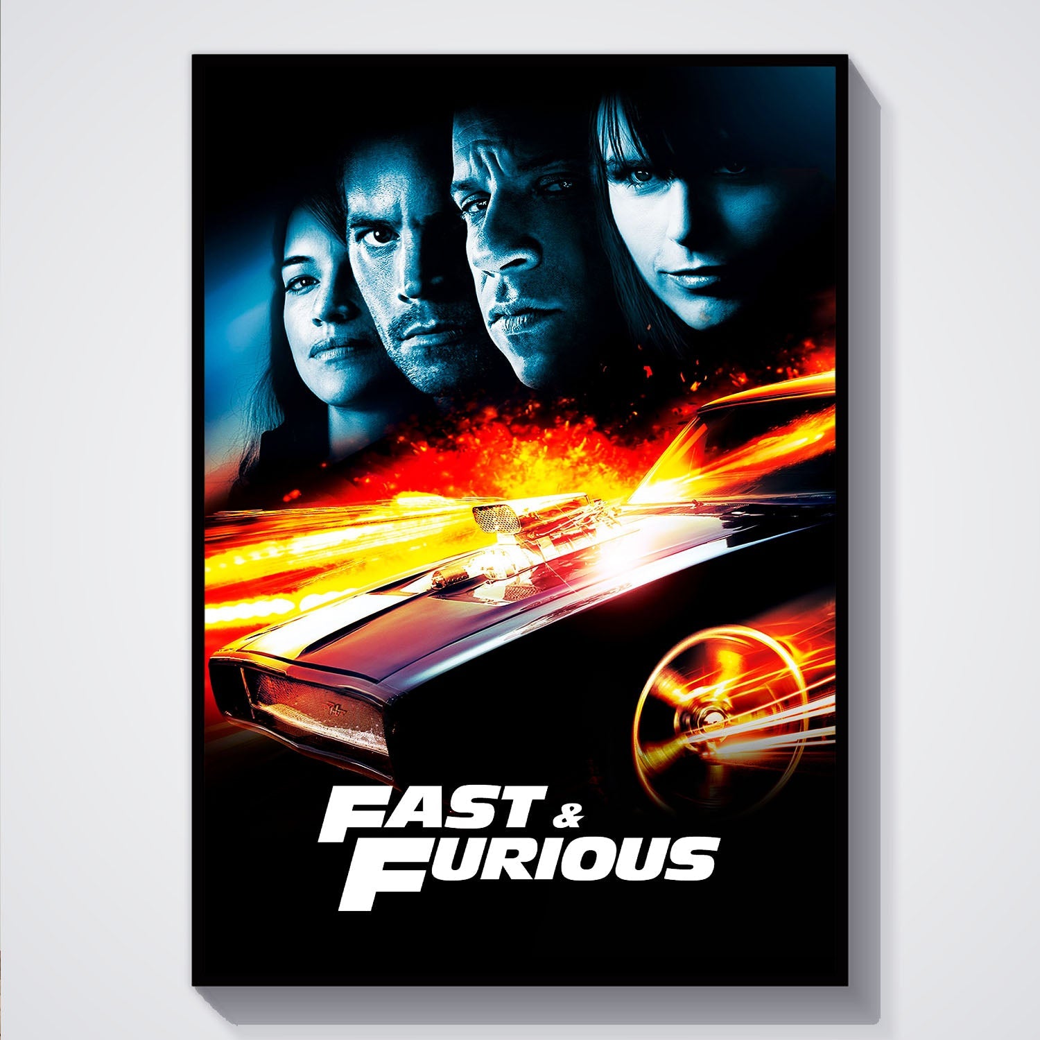 Flex Designs Poster Fast Furious Classic 5 x 7" Home Goods - Movie 2009 Movie Poster