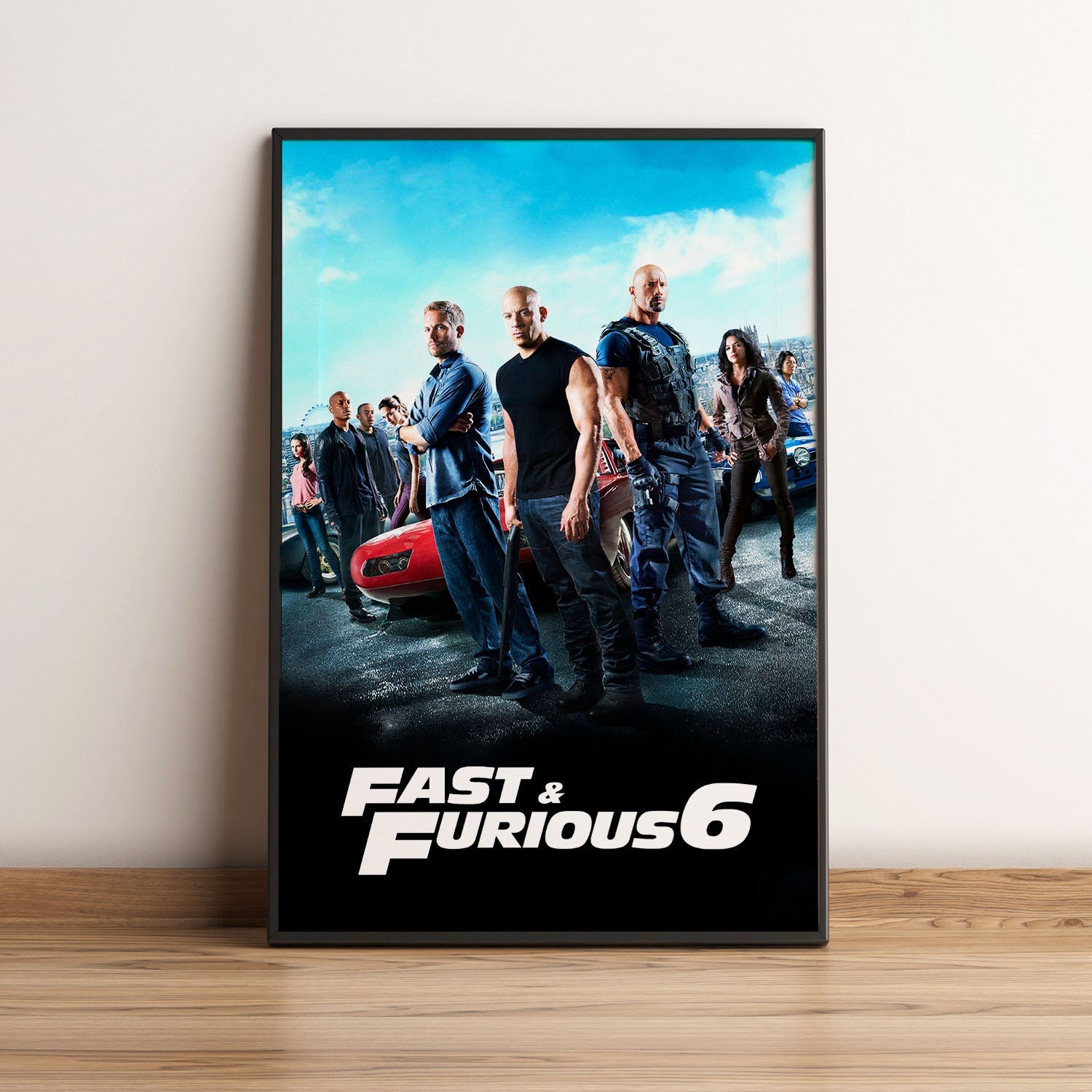 Flex Designs Poster Fast Furious 6 Classic 5 x 7" Home Goods - Movie 2013 Movie Poster