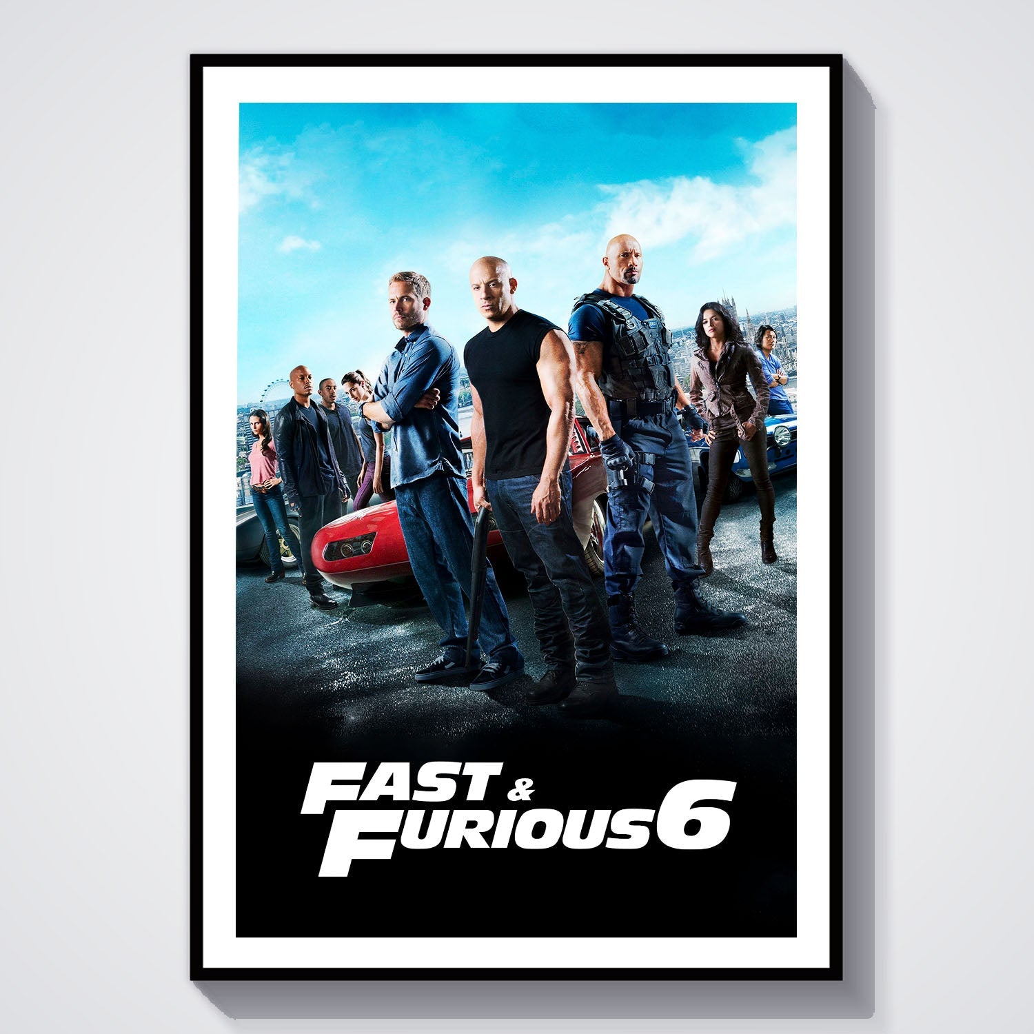 Flex Designs Poster Fast Furious 6 Classic 8 x 10" Home Goods - Movie 2013 Movie Poster