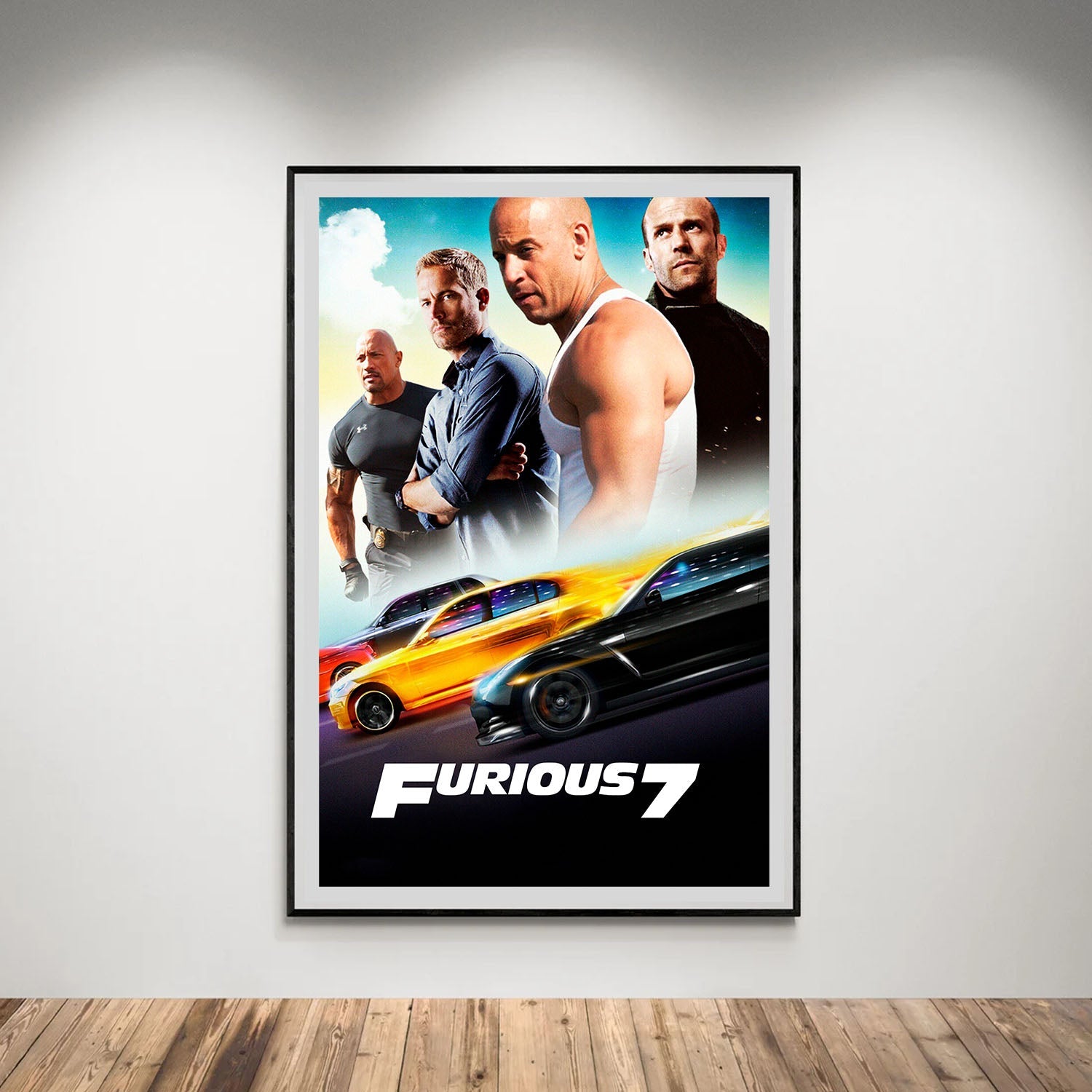 Flex Designs Poster Furious 7 Classic 5 x 7" Home Goods - Movie 2015 Movie Poster